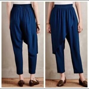 NWT $148 COREY LYNN CALTER 2 For Anthropologie Angelica Turquoise Pants
